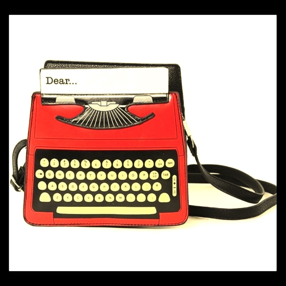 Red Typewriter Crossbody Purse 👛